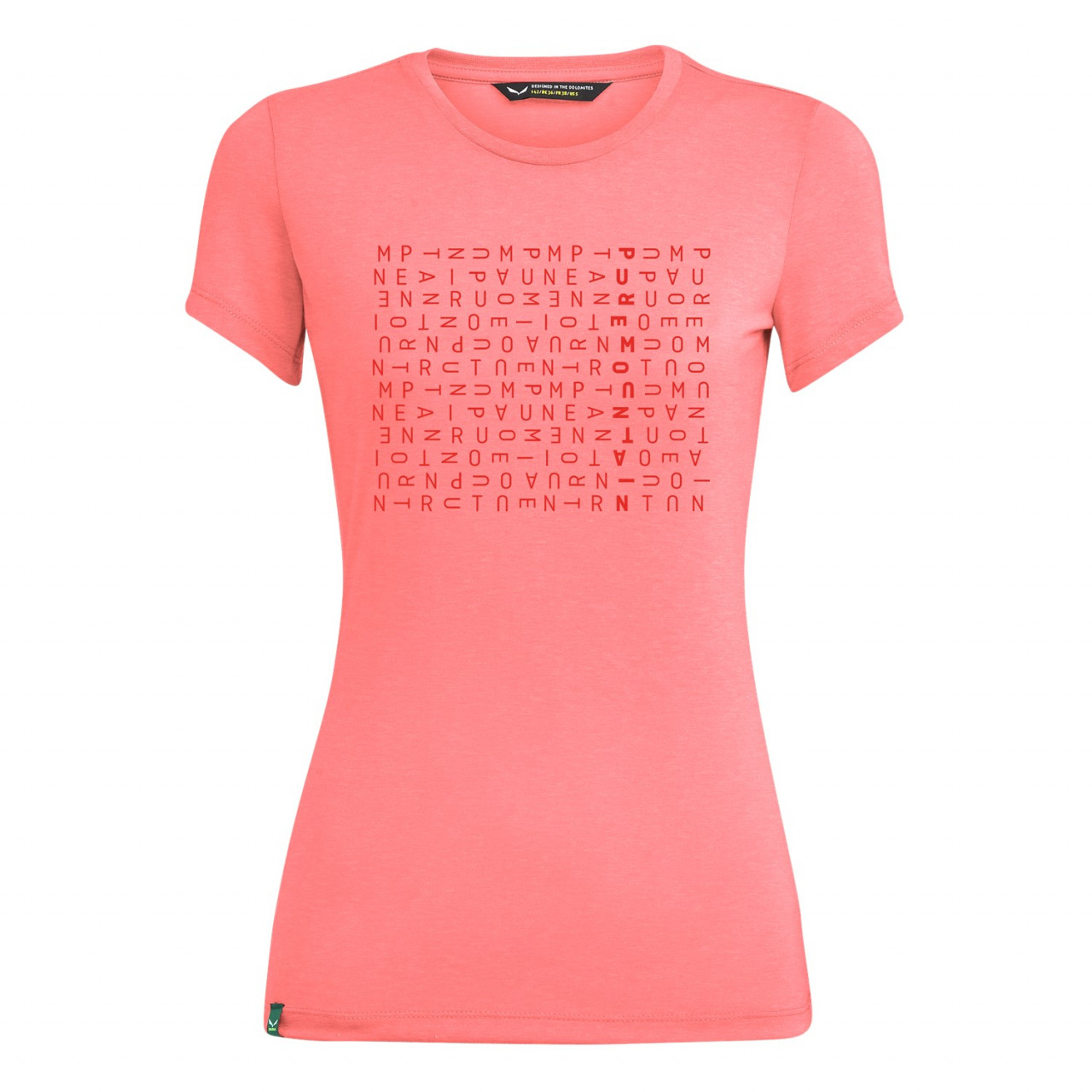 Camisetas Mujer Chile - Salewa Crosswords Dri-Release® - Rosas - FCRX-14936